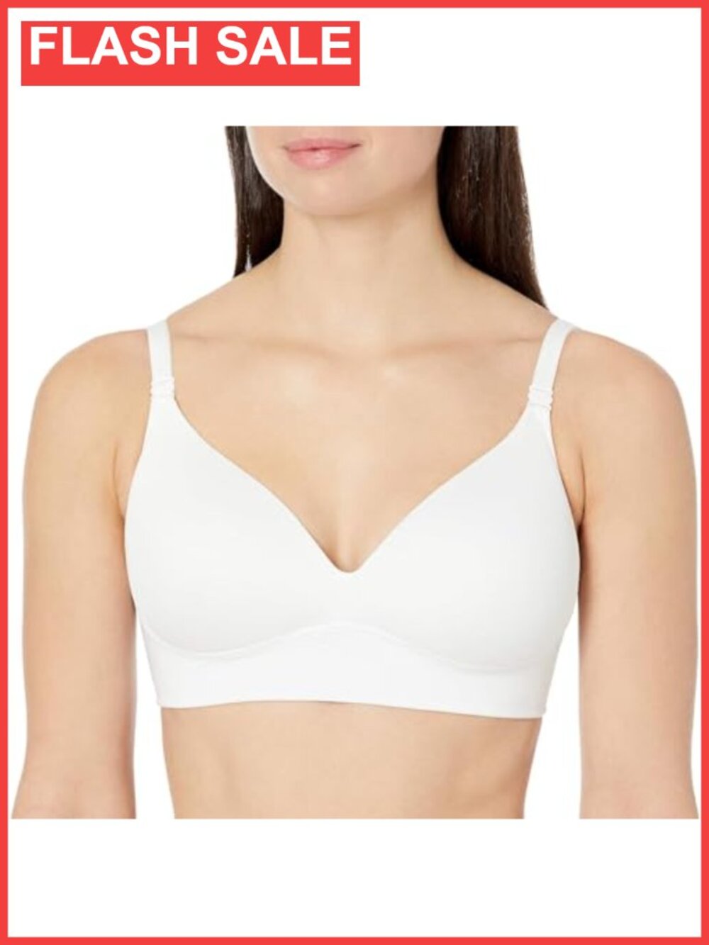 Wire-Free Longline Bra Full Coverage Convertible Criss-Cross Back